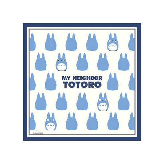 My Neighbor Totoro Handkerchief Totoro Silhouette Blue 43 x 43 cm Towels