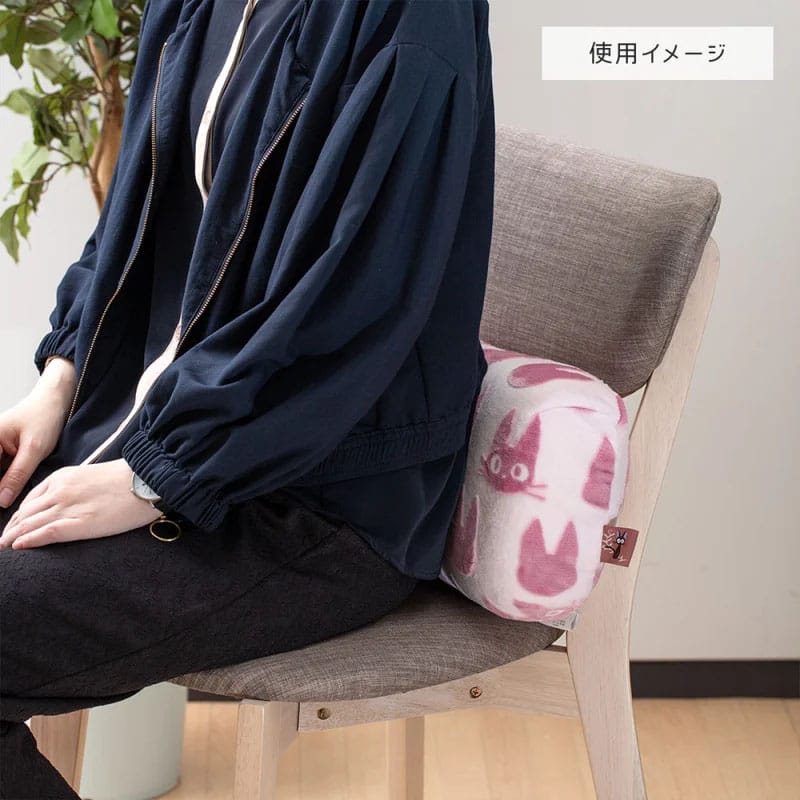 Kiki’s Delivery Service Opalised block Cushion Jiji silhouette 20 x 43 cm Decoration