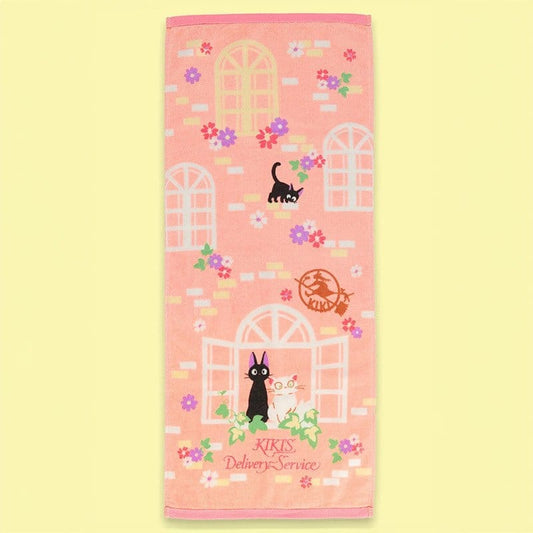 Kiki's Delivery Service Natsu Towel Sweet Pink Jiji 34 x 80 cm