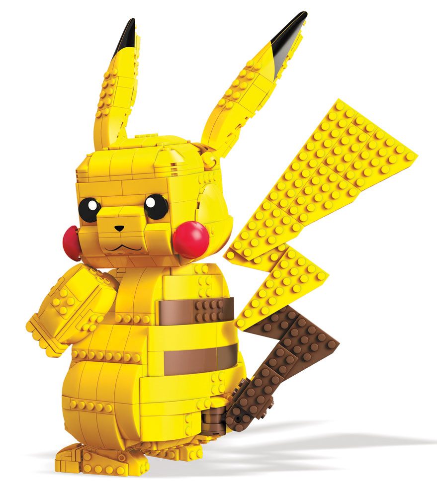 Pokémon Mega Construx Wonder Builders Construction Set Jumbo Pikachu 33 cm Construction kits