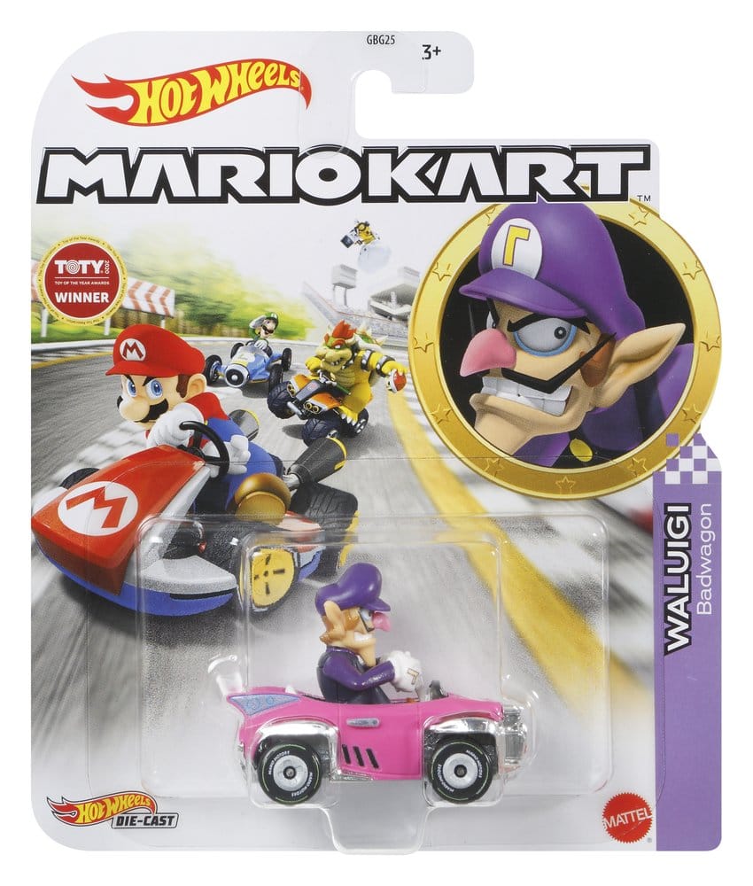 Mario Kart Hot Wheels Die-Cast Vehicles 1:64 978T Assortment (8)