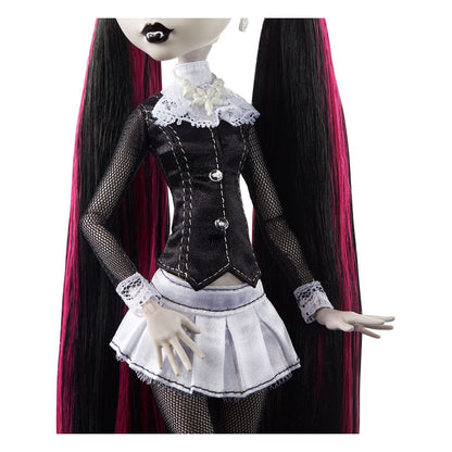 Monster High Reel Drama Doll Draculaura in Black And White