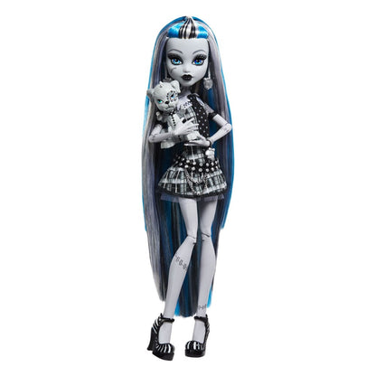 Monster High Reel Drama Doll Frankie Stein in Black And White Dolls
