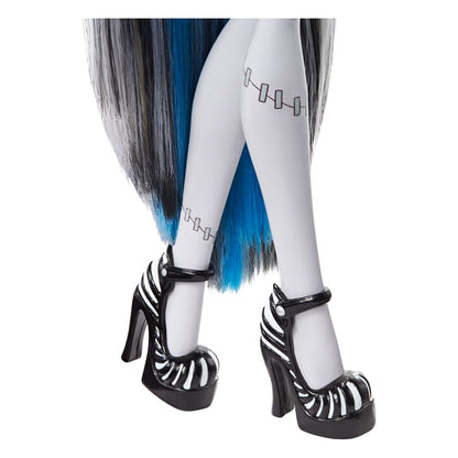 Monster High Reel Drama Doll Frankie Stein in Black And White