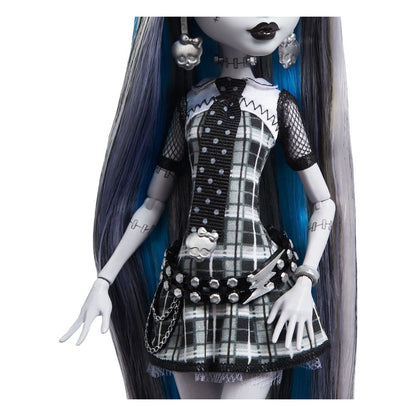 Monster High Reel Drama Doll Frankie Stein in Black And White