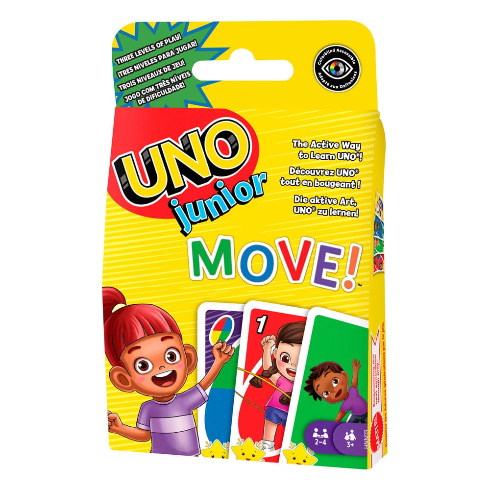 UNO Junior Move! Card Game Card Games