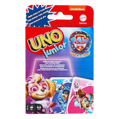 PAW Patrol: The Mighty Movie Card Game UNO Junior Playing cards
