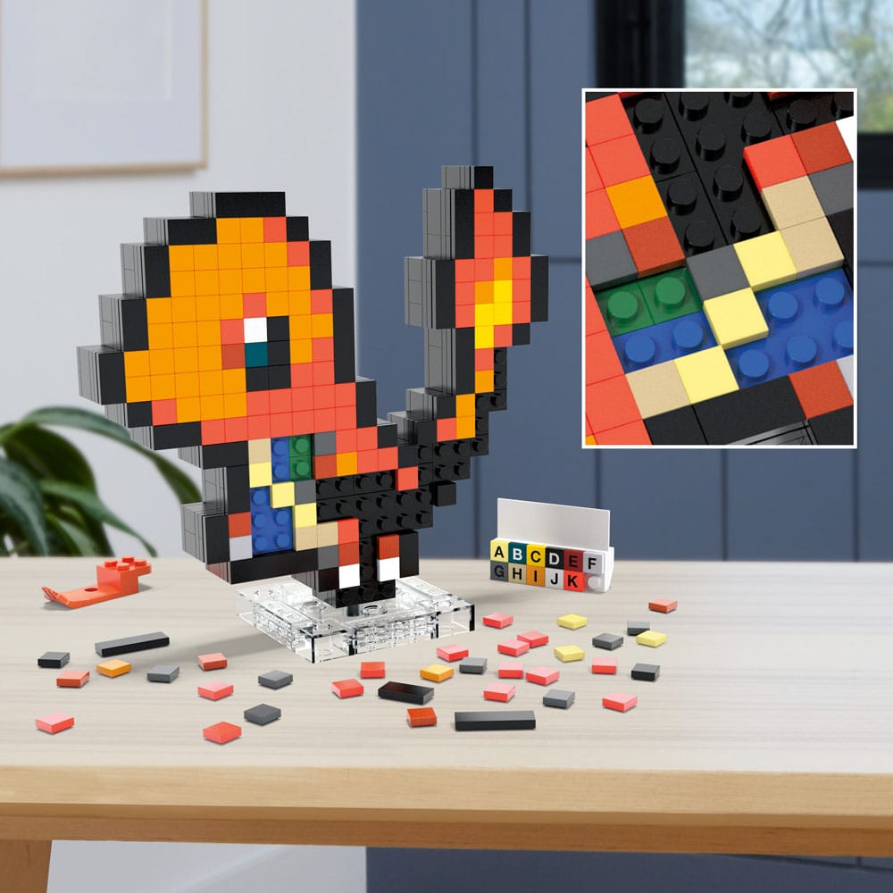 Pokémon MEGA Construction Set Charmander Pixel Art