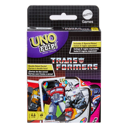 Transformers UNO Flip! Card Game Playing cards