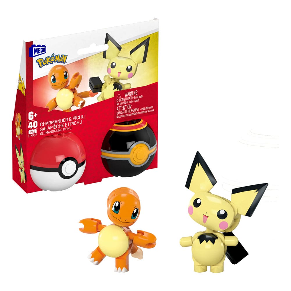 Pokémon MEGA Construction Set Poké Ball Collection: Charmander & Pichu
