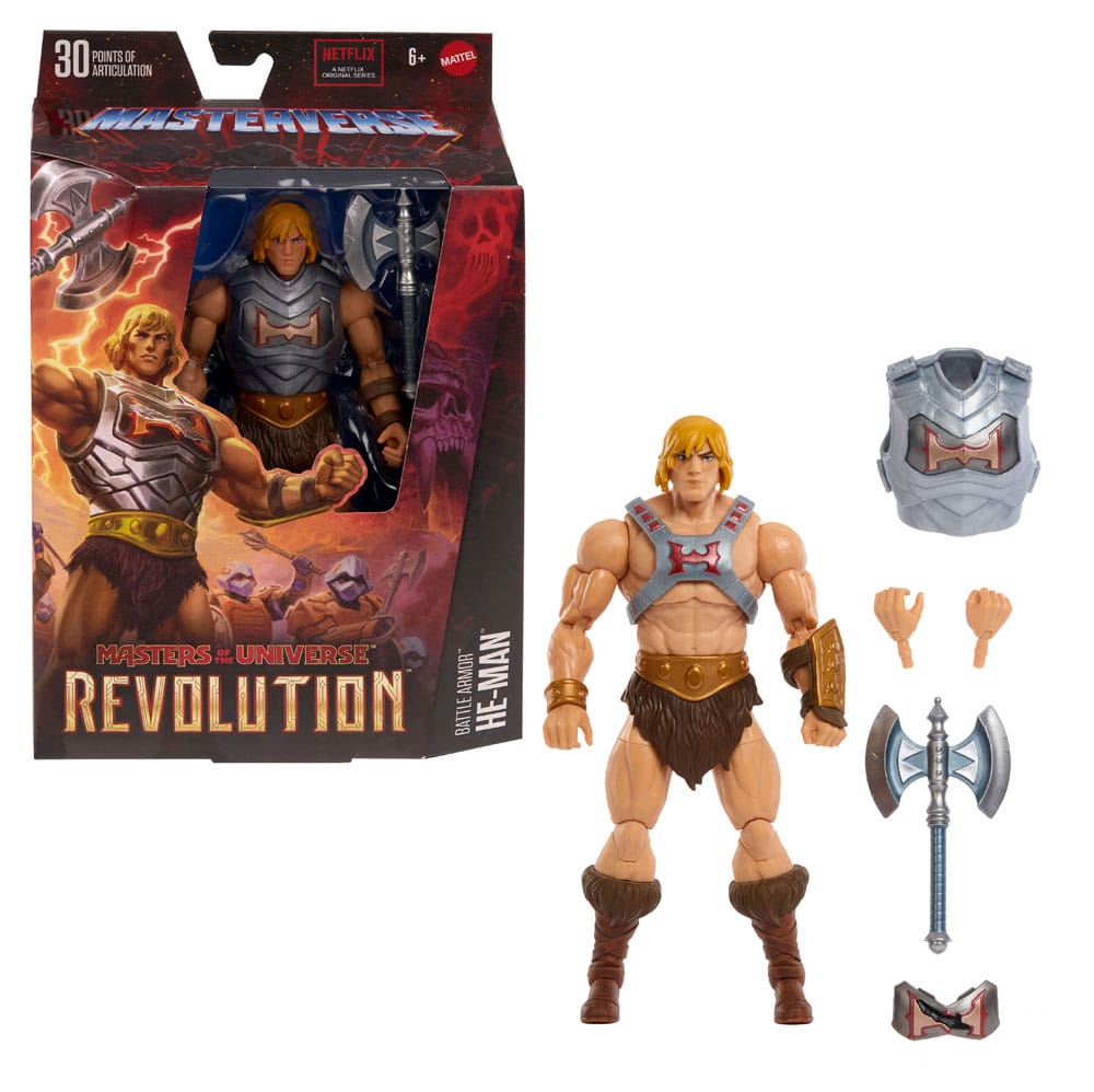 Masters of the Universe: Revolution Masterverse Action Figure Battle Armor He-Man 18 cm Action figures