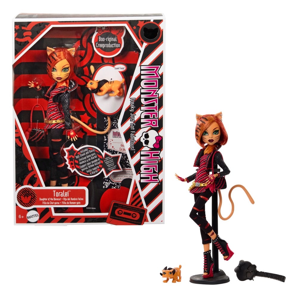 Monster High Boo-riginal Creeproduction Doll Toralei 25 cm