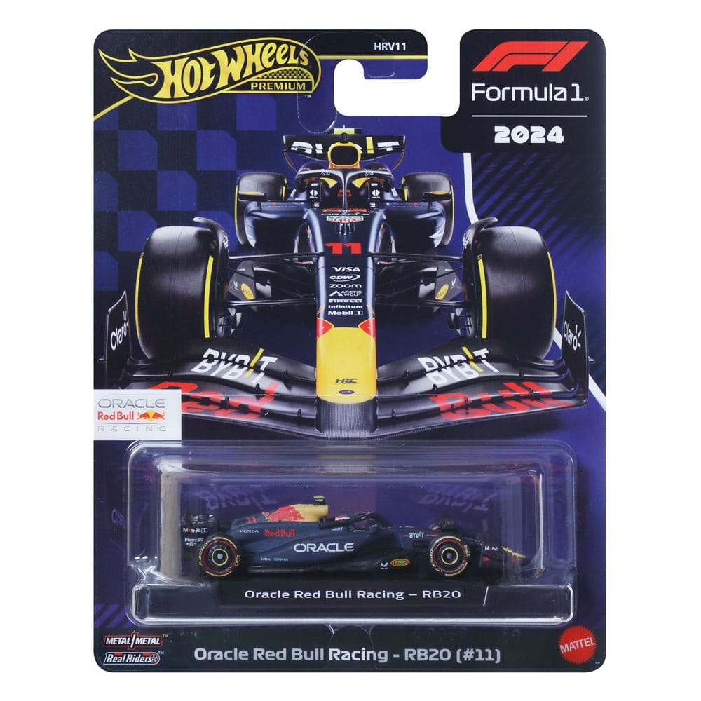 Formula 1 Hot Wheels Premium Diecast Vehicle 1/64 Oracle Red Bull Racing RB20 (#11) (Sergio Perez 2024) Vehicles