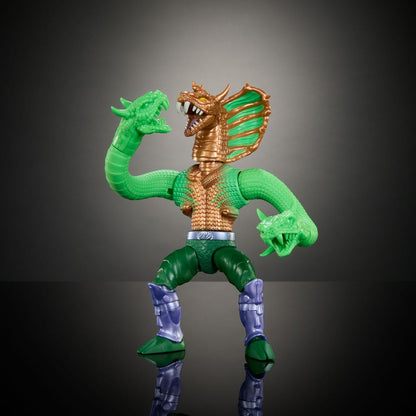 MOTU x TMNT: Turtles of Grayskull Deluxe Action Figure King Hiss 14 cm