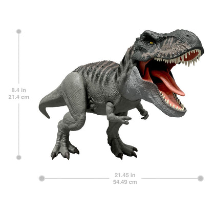 Jurassic World Rebirth Action Figure with Sound Power Devour Tyrannosaurus Rex 21 cm