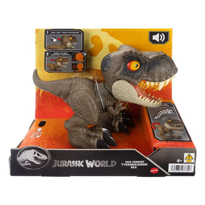 Jurassic World Action Figure with Sound Roar Command Tyrannosaurus Rex 16 cm