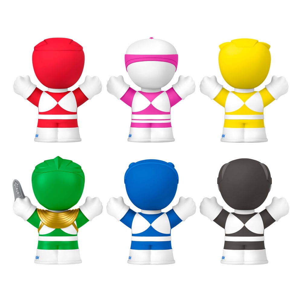 Mighty Morphin Power Rangers Fisher-Price Little People Collector Mini Figures 6-Pack 7 cm