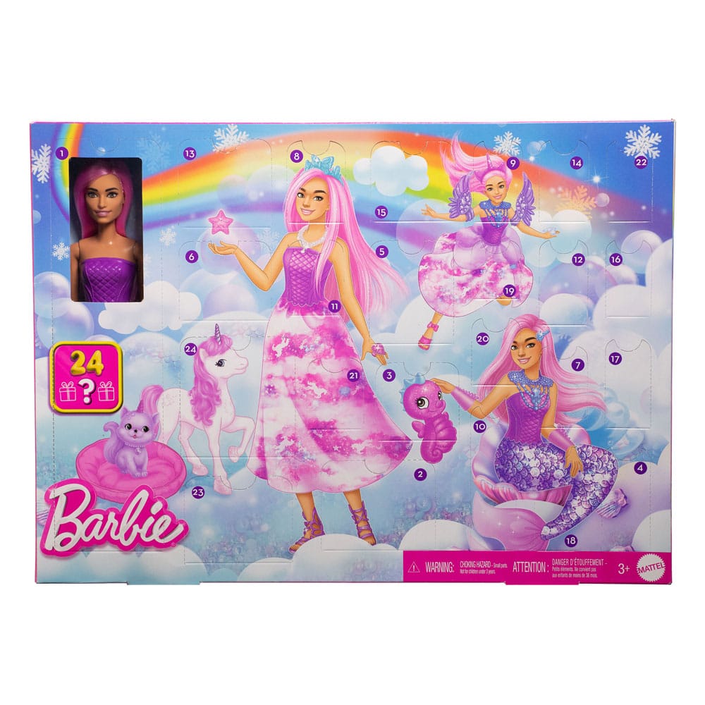 Barbie Advent Calendar with Doll Fantasy Dolls