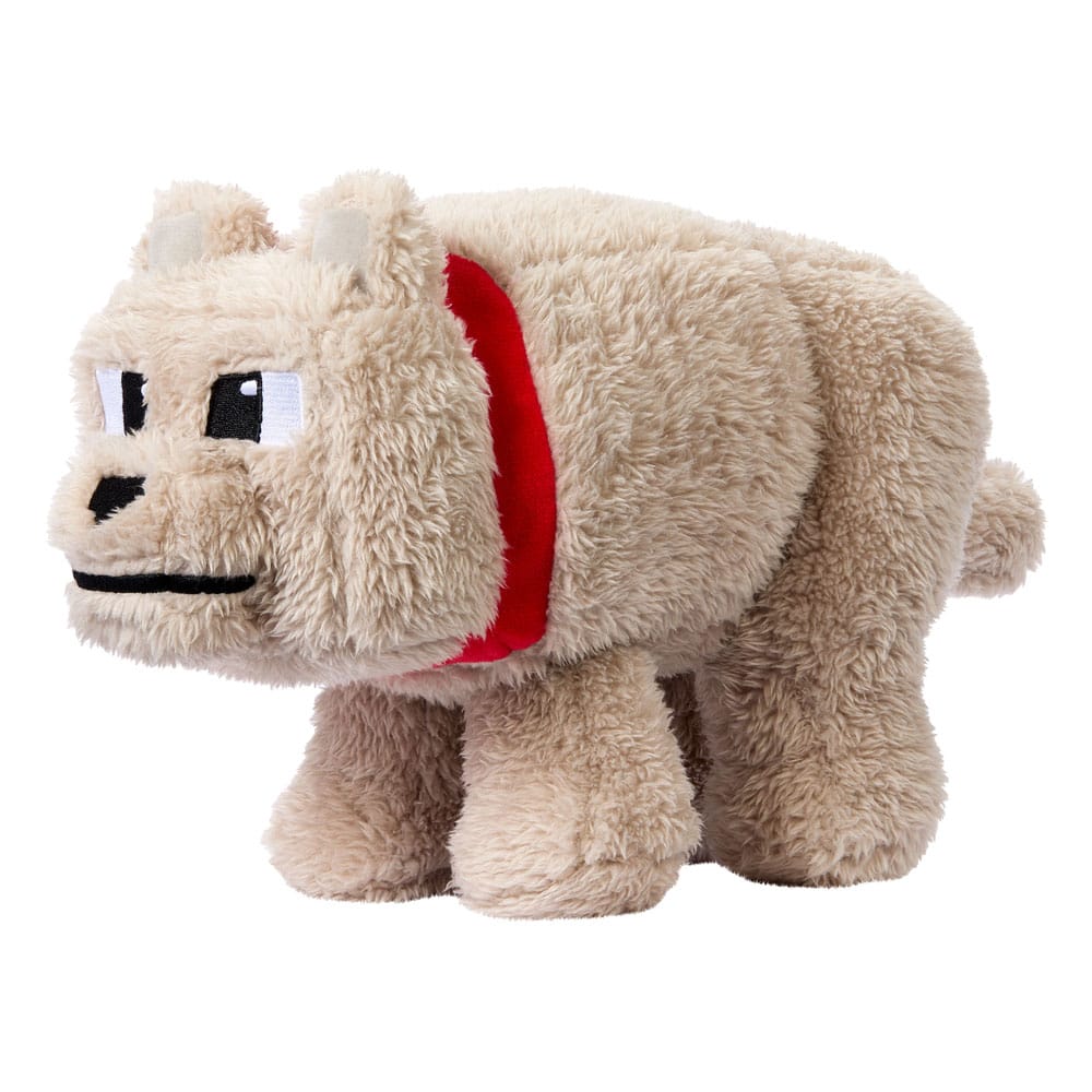 A Minecraft Movie Plush Figure Dennis the Wolf 20 cm