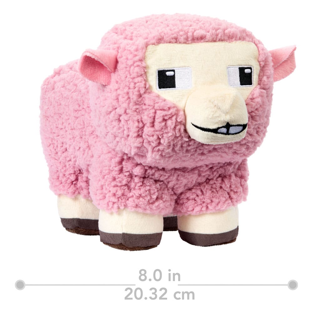A Minecraft Movie Plush Figure Pink Sheep 20 cm