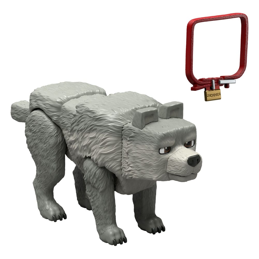 A Minecraft Movie Action Figure Dennis the Wolf 10 cm Action figures