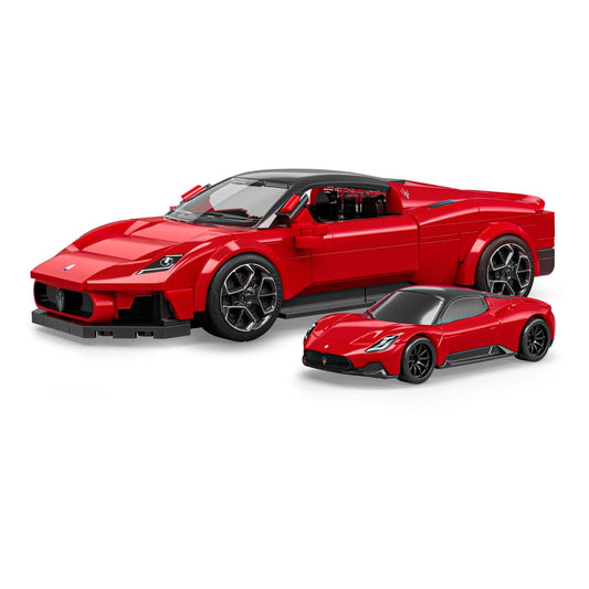 Mattel Brick Shop Hot Wheels Speed Series Building Set 1/32 Maserati MC20