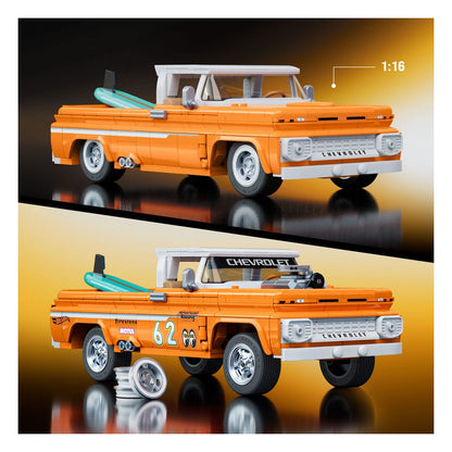 Mattel Brick Shop Hot Wheels Elite Series Building Set 1/16 Custom '62 Chevy Pickup