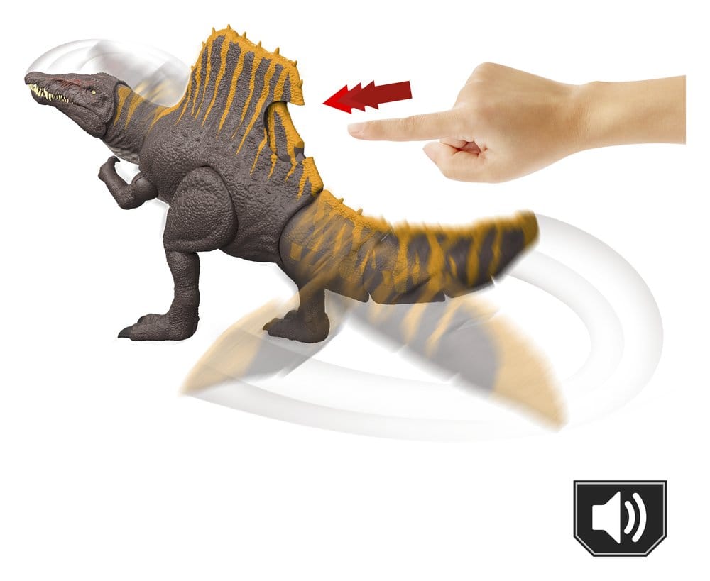Jurassic World Rebirth Action Figure Tail Thrasher Spinosaurus 55 cm