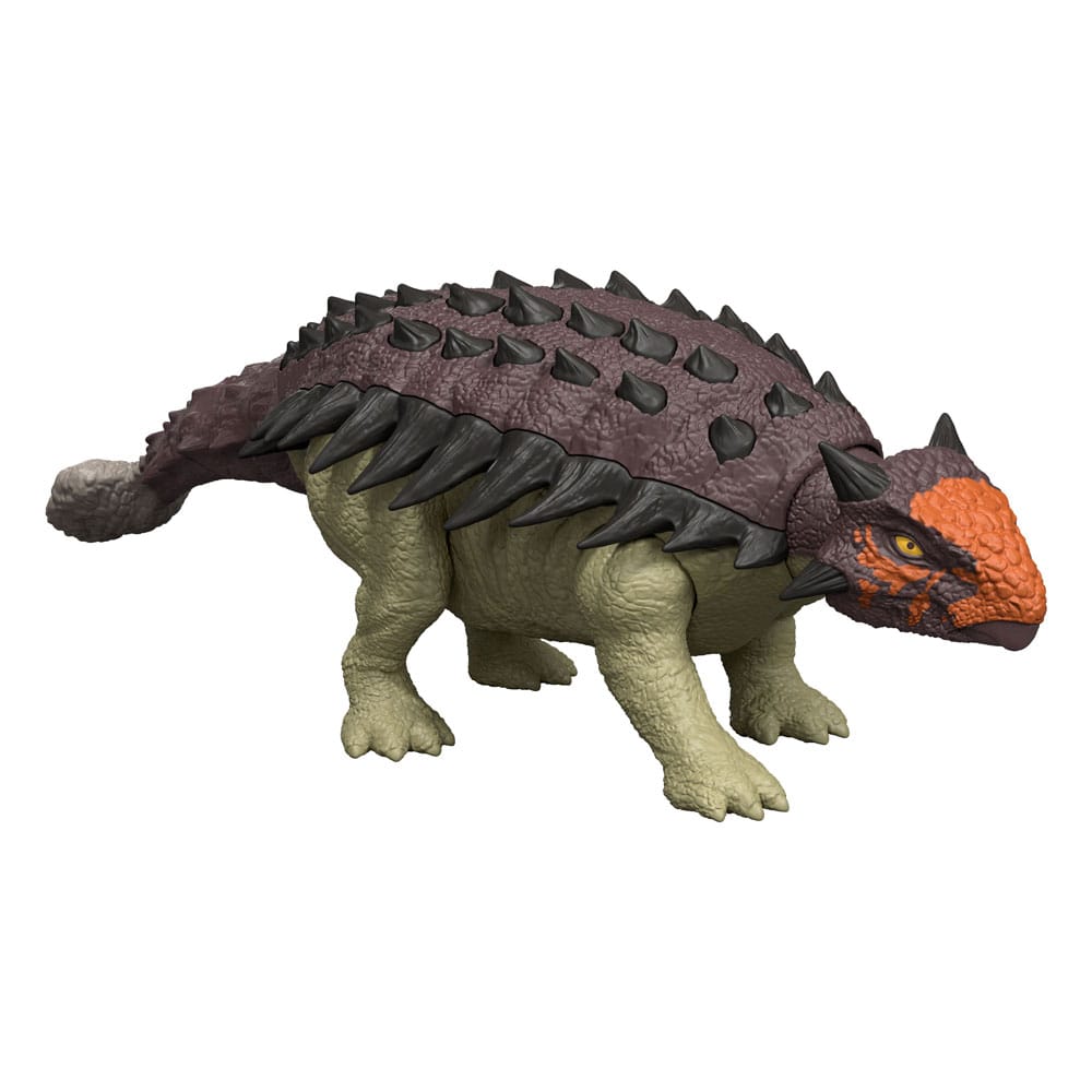 Jurassic World Rebirth Action Figure with Sound Wild Roar Ankylosaurus 7 cm Action figures