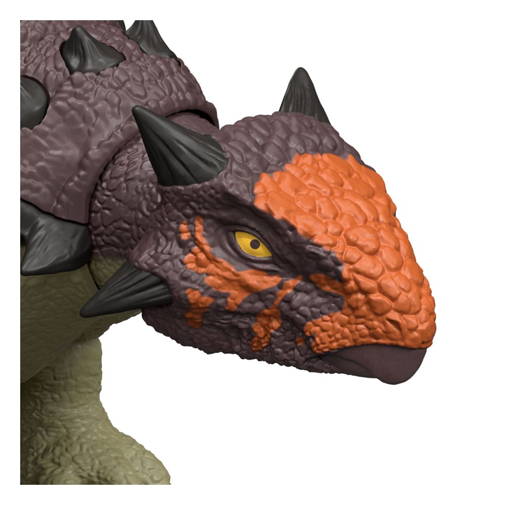 Jurassic World Rebirth Action Figure with Sound Wild Roar Ankylosaurus 7 cm