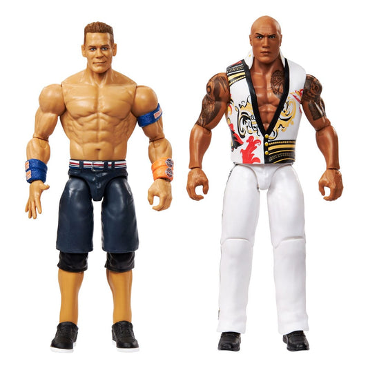 WWE Main Event Showdown Action Figures The Rock Final Boss vs John Cena 2-Pack 15 cm Action figures