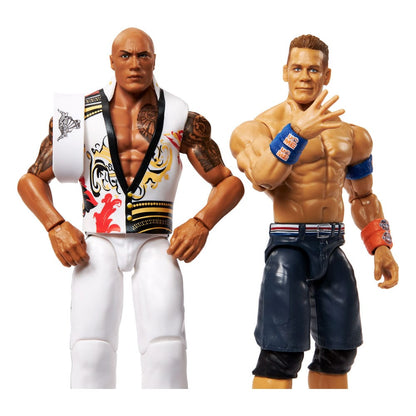 WWE Main Event Showdown Action Figures The Rock Final Boss vs John Cena 2-Pack 15 cm Action figures