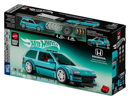 Hot Wheels Speed Series Mattel Brick Shop Building Set 1/32 Custom ’90 Honda Civic EF