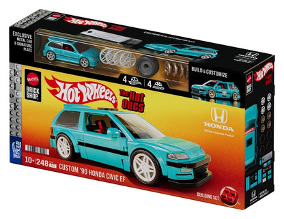 Hot Wheels Speed Series Mattel Brick Shop Building Set 1/32 Custom ’90 Honda Civic EF