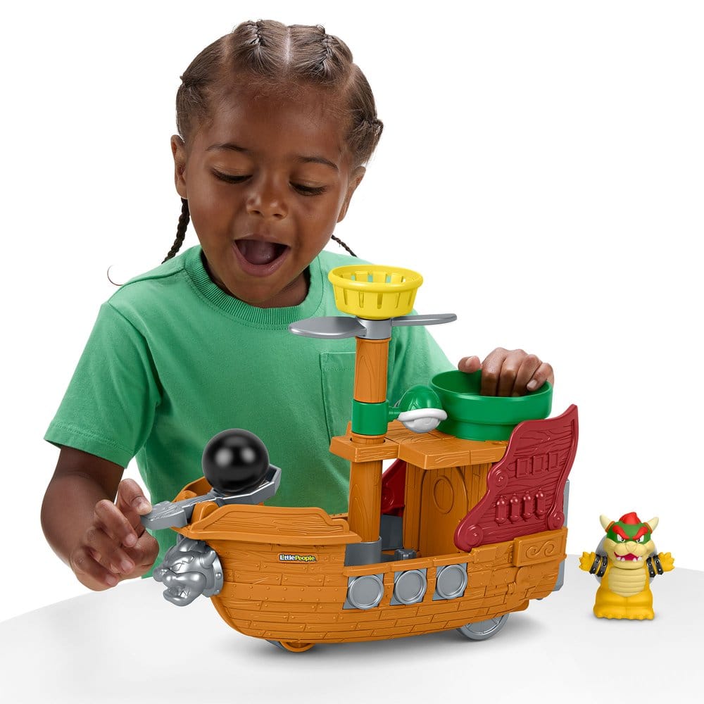 My Mario Little People Playset Bowser's Airship