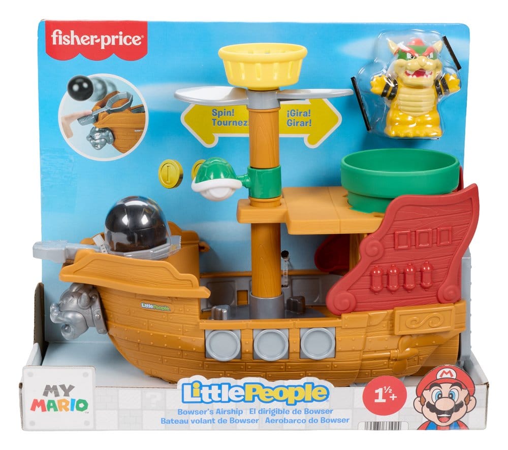 My Mario Little People Playset Bowser's Airship