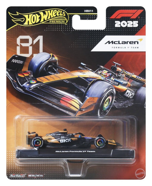 Formula 1 Hot Wheels Premium Die-Cast Vehicle 1:64 Team McLaren: Driver 1