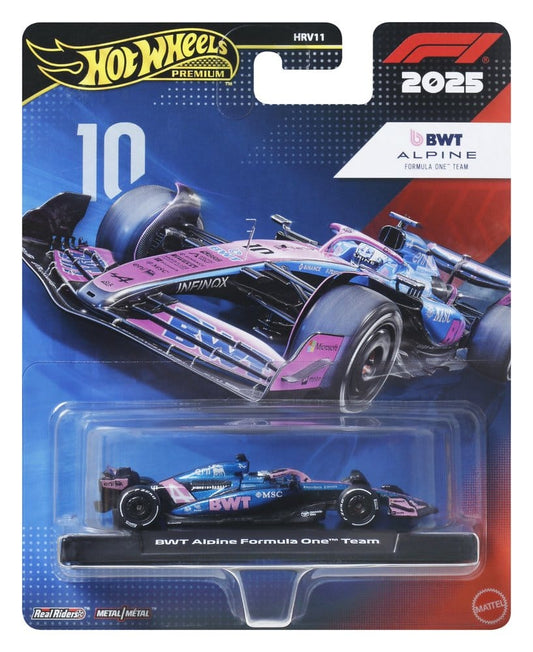 Formula 1 Hot Wheels Premium Die-Cast Vehicle 1:64 Team Alpine: Driver 1