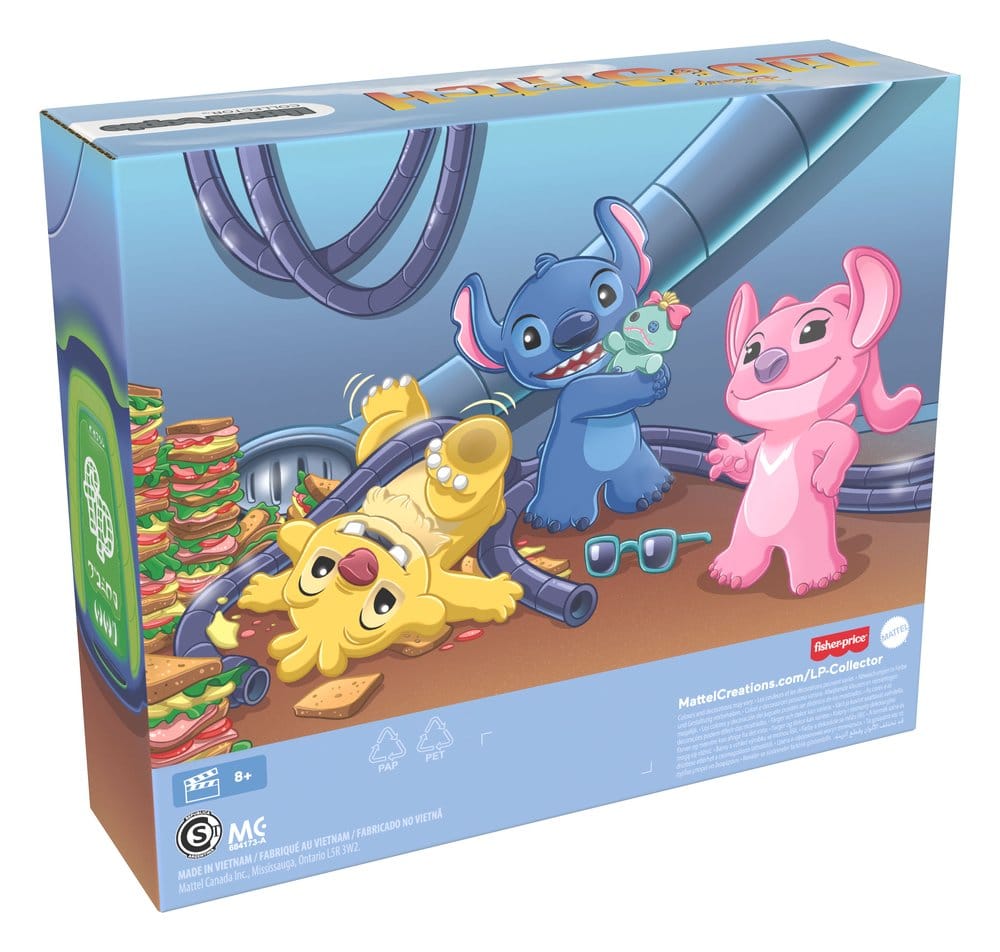 Lilo & Stitch Little People Collector Mini Figure 3-Pack Stitch & The Cousins 7 cm