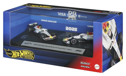 Formula 1 Hot Wheels Premium Die-Cast Vehicle 2-Pack 1:64 Team Visa Cash App Racing Bulls