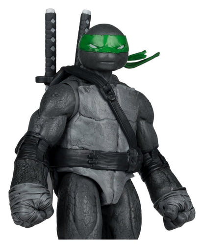 Teenage Mutant Ninja Turtles Page Punchers Action Figure Leonardo (Black White & Green) (Red Platinum Edition) 13 cm