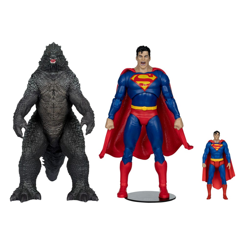 DC Justice League Monsterverse DC Multiverse Action Figures 2-Pack Superman Vs. Godzilla 30 cm Action figures