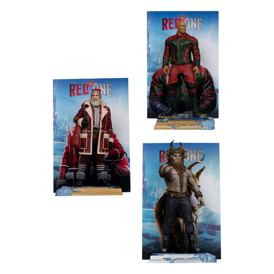 Red One Movie Maniacs PVC Statue Assortment (6) Action figures