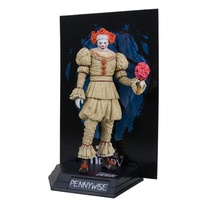 It: Welcome to Derry Movie Maniacs PVC Statue Pennywise (Flashback) (Gold Label) 16 cm Statues