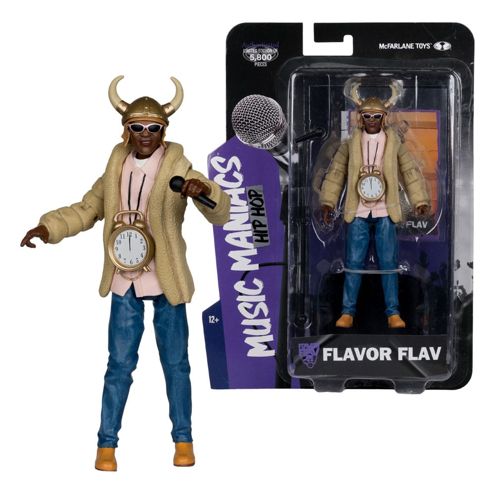 Music Maniacs Hip Hop Action Figure Flavor Flav 16 cm Action figures