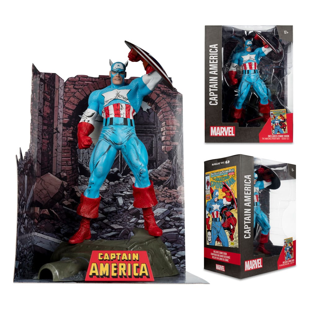 Marvel PVC Statue 1/6 Captain America (The Amazing Spider-Man #323) 28 cm Action figures