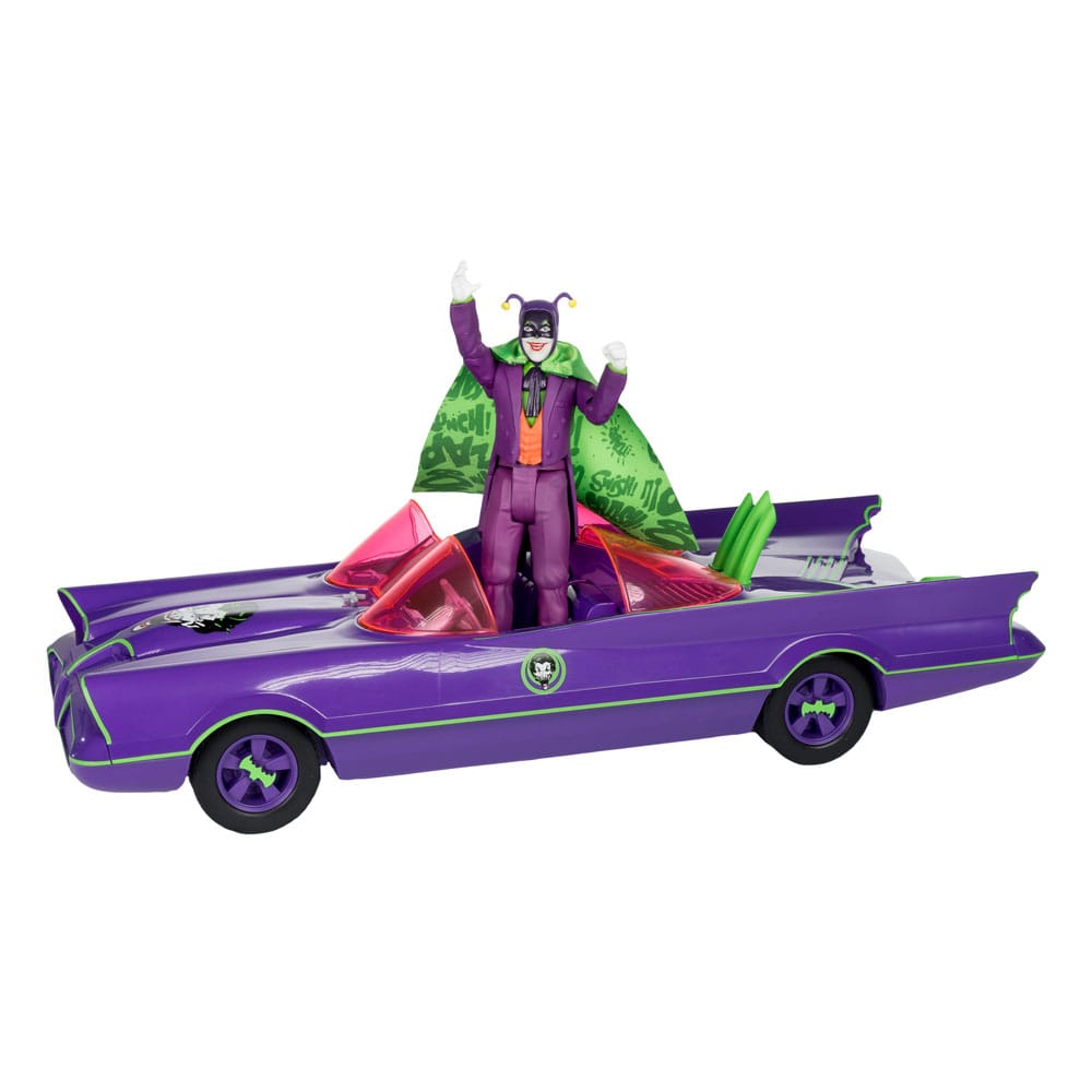 DC Retro Action Figure with vehicle Batman 66 Batmobil with Joker (Gold Label) Action figures