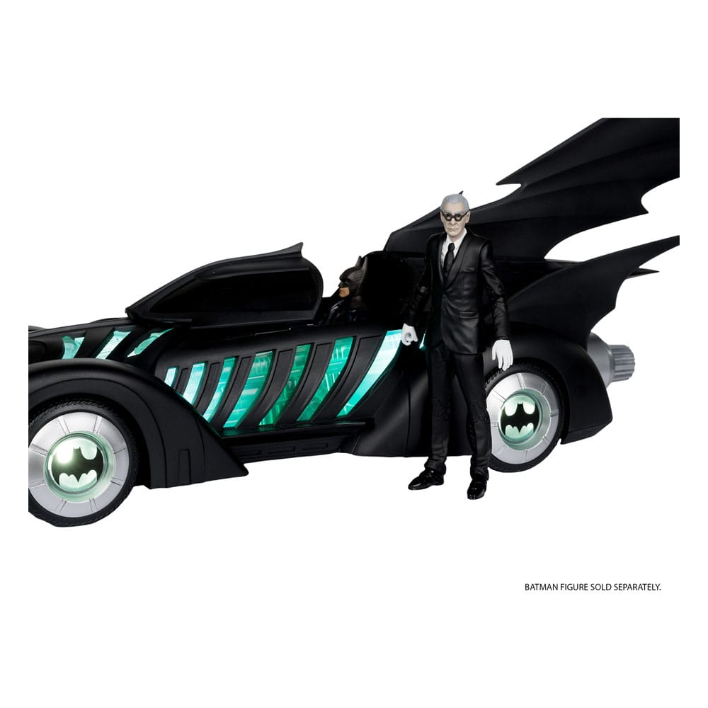 Batman Forever DC Multiverse Action Figure with Vehicle Alfred Pennyworth & Batmobile (Gold Label) 79 cm Vehicles