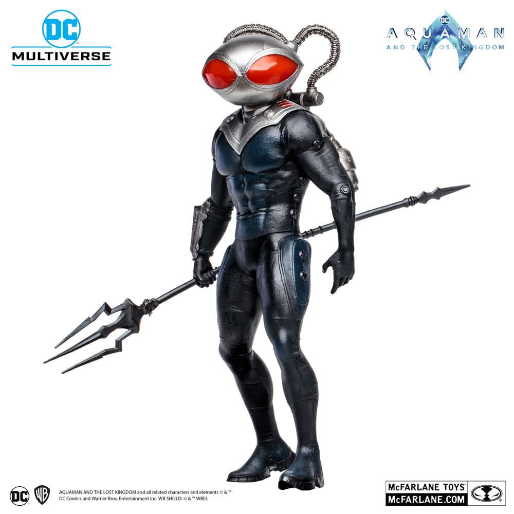 Aquaman and the Lost Kingdom DC Multiverse Megafig Action Figure Black Manta 30 cm Action figures