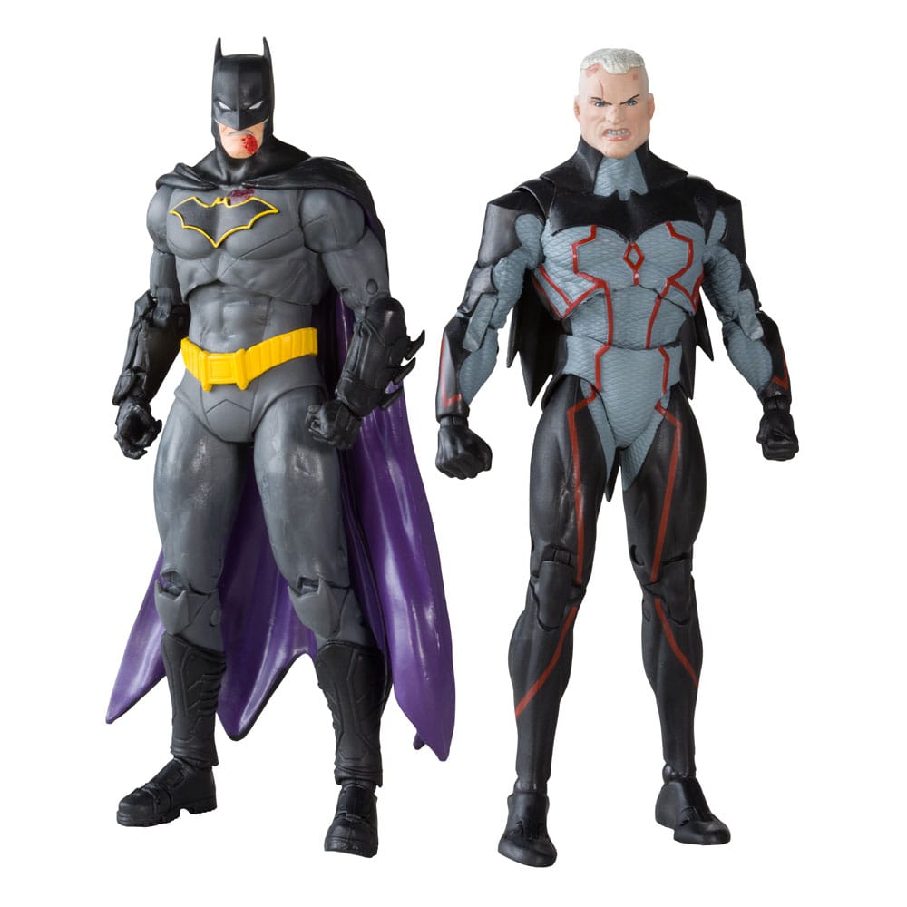 DC Collector Action Figures Pack of 2 Omega (Unmasked) & Batman (Bloody)(Gold Label) 18 cm Action figures